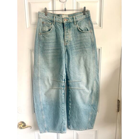 Free People We the Free Good Luck barrel jeans size 26 - Picture 4 of 7